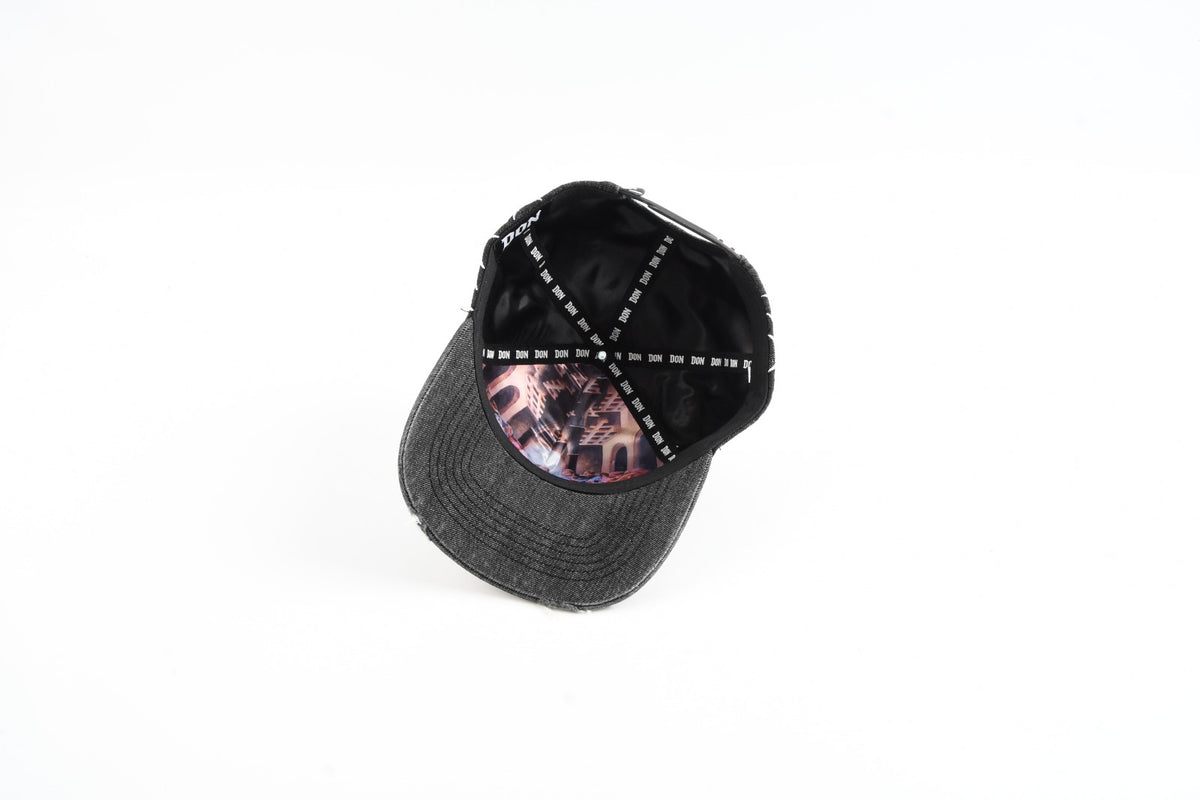 Solo Dios Sabe Crown of Thorns Hat (Grey Washed)
